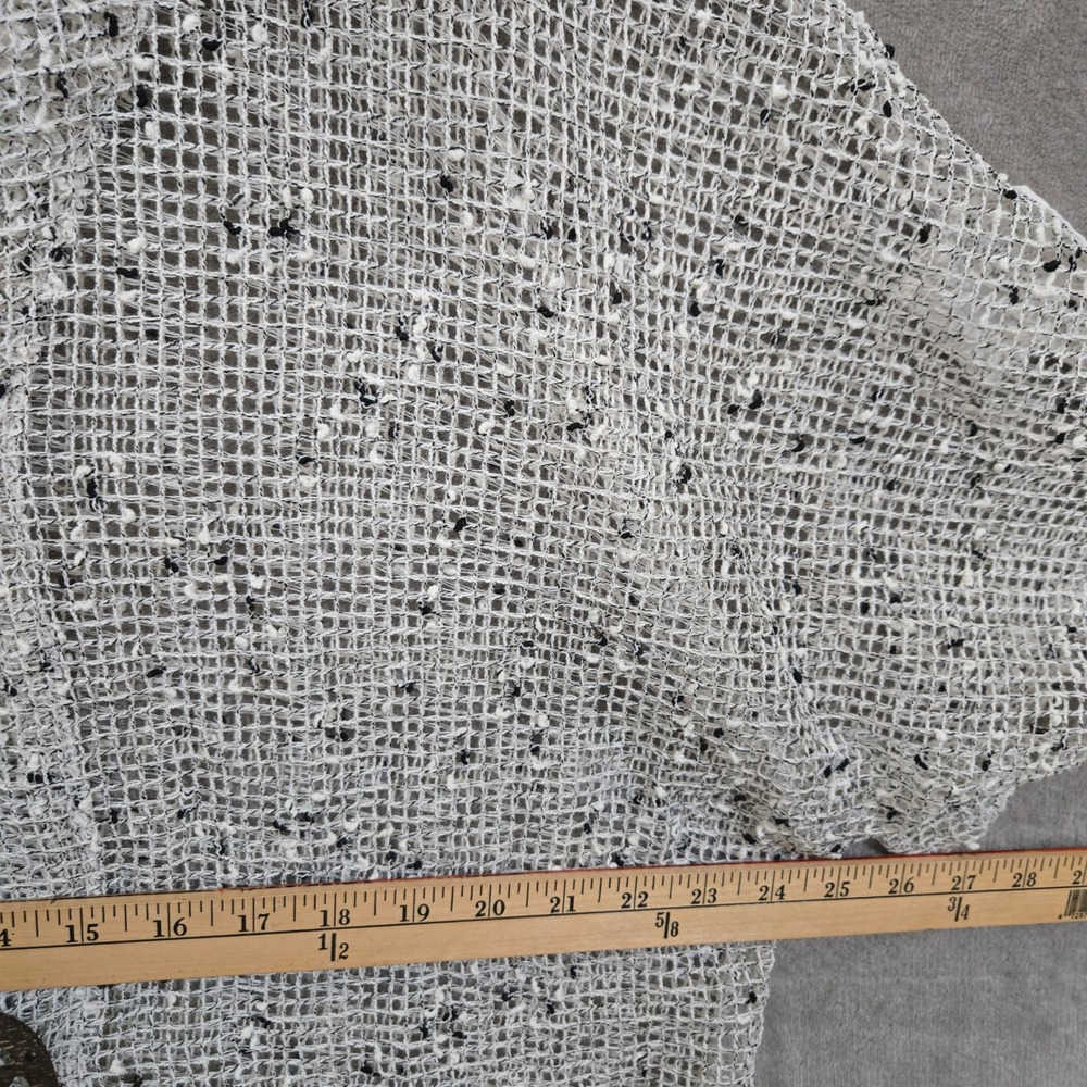 Serengeti Open Knit Cardigan XL Neutral Boho Coastal Layer Top Lagenlook Resort - Picture 4 of 6